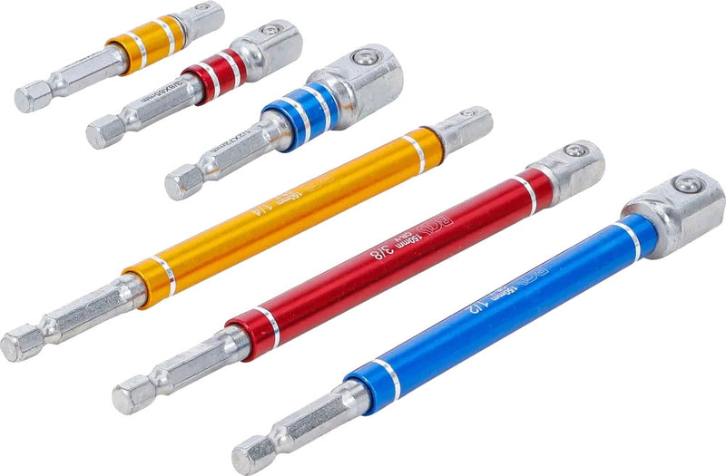Load image into Gallery viewer, Bgs technic adapter set for drills 1 4 , 3 8 , 1 2
