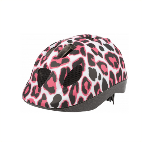 bicycle helmet pinkey cheetah xs girls pink