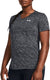 Under armour tech ssv - twist dames sportshirt - zwart - wit