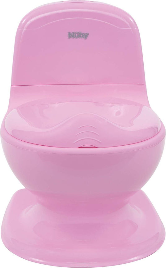 Nûby dr. talbot's - my real potty - peuterpotje met doorspoelgeluid - trainingstoilet voor kinderen - roze - 18+ maanden