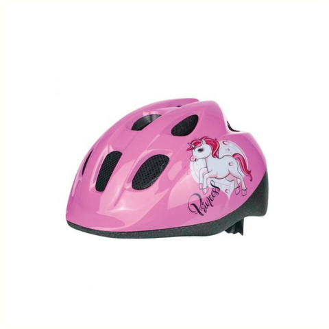 polissport helmet unicorn. size: s (52/56 cm), color: pink