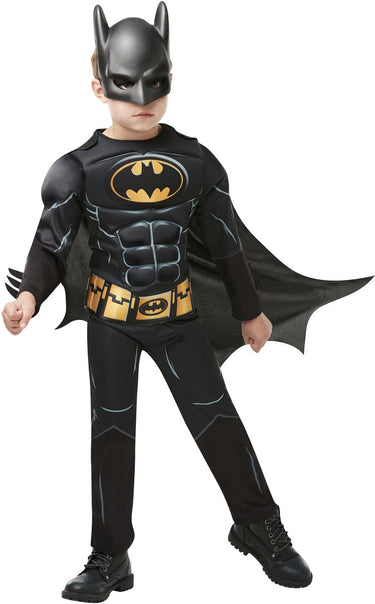 Rubies france - batman luxe jongenskostuum met masker - 128 140 (9-10 jaar)