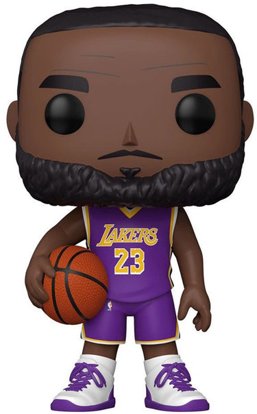 Funko pop! - nba: lakers - 25 cm lebron james (purple jersey) (52359)