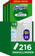 Swiffer vloerreiniger droge vloerdoekjes - schoon fris - 3 x 72 = 216 navullingen