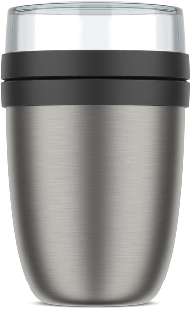 Mepal isoleer lunchpot ellipse - 500 ml - thermos lunchbox - nordic black