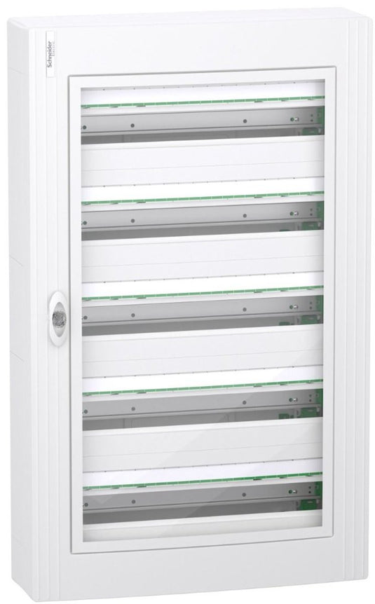 Schneider electric prismaset lege zekeringkast 5-rijen 120 modules met transparante deur (lvsxm524)