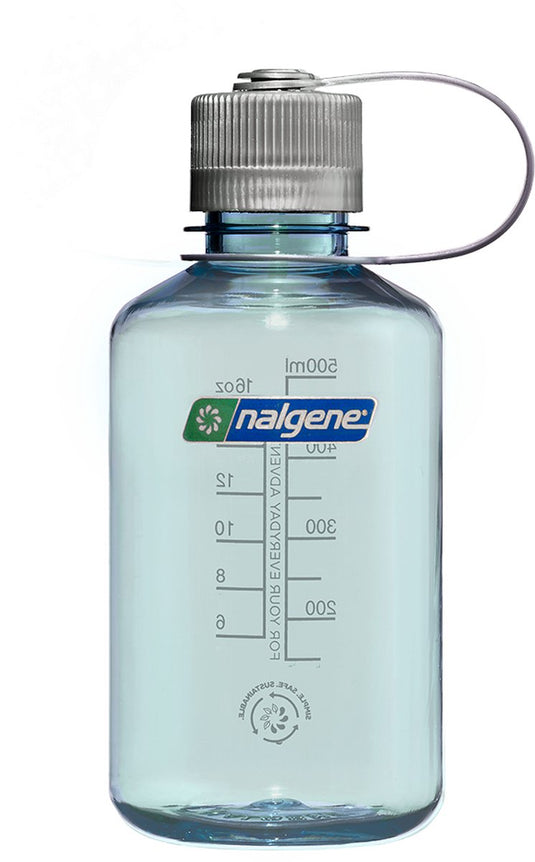Nalgene - narrow-mouth - drinkfles - waterfles - lekvrij - 500ml - bpa free - sustain - seafoam