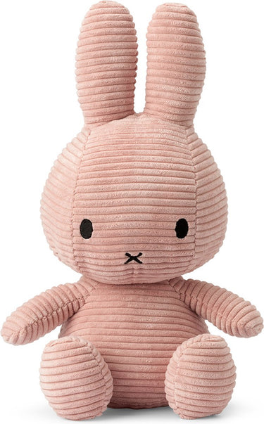 Bon ton toys nijntje - eco corduroy pink - 33 cm - 13