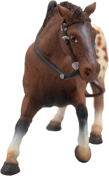 Bullyland 62668 – speelfiguur en verzamelfiguur appaloosa hengst – ca. 11 cm – levensecht en detailrijk vormgegeven – ideaal als taartfiguur en klein cadeautje voor kinderen vanaf 3 jaar.