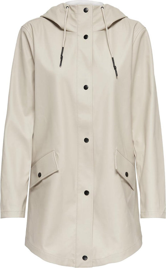 Only jas onlelisa raincoat otw noos 15261734 silver lining dames maat - s