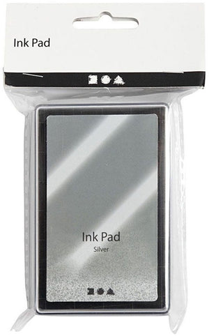 Creativ company stempelinkt, zilver, h: 2 cm, afm 9x6 cm, 1 stuk