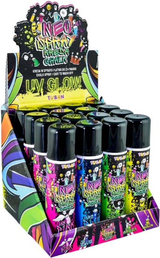 Tuban neo chalk spray stoepkrijt | yellow 150 ml