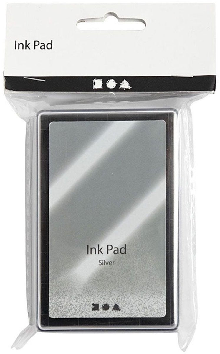 Load image into Gallery viewer, Creativ company stempelinkt, zilver, h: 2 cm, afm 9x6 cm, 1 stuk
