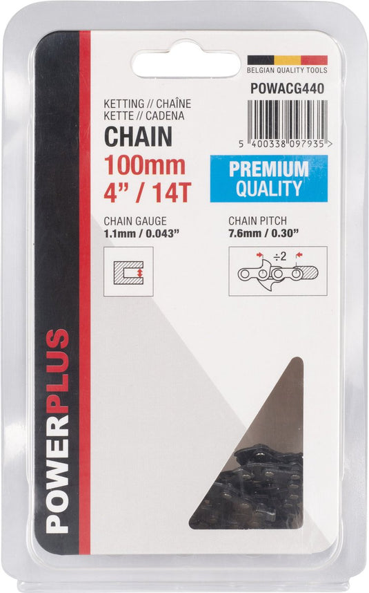 Powerplus powacg440 - ketting voor kettingzaag - 100mm