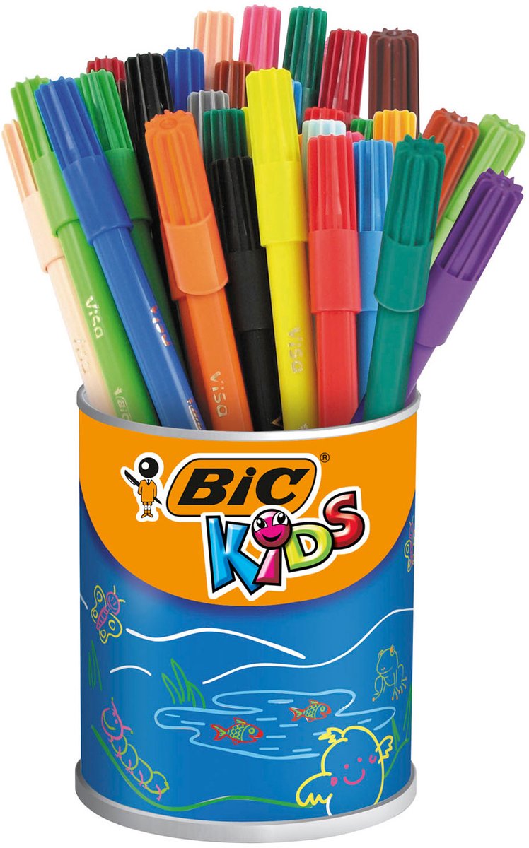 Afbeelding laden in galerijviewer, Bic kleurstiften visa kids 1,6 mm 36 stuks
