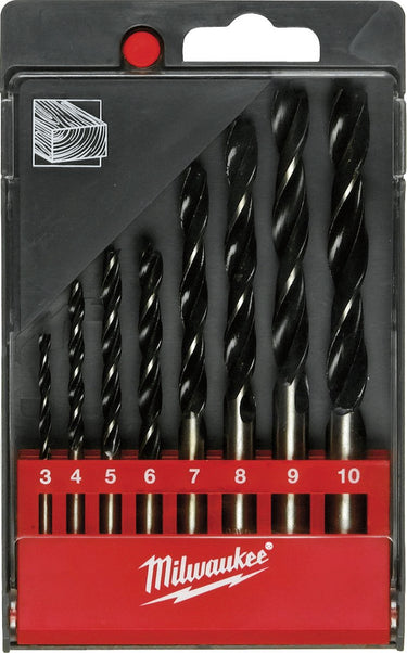 Milwaukee accessoires set houtboren in kunststof cassette (8-delig) - 4932352466
