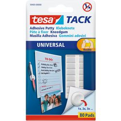 Quantore kneedgum tesa tack transparant 80 stuks