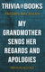 My grandmother sends her regards and apologies by fredrik backman (trivia-on-books)