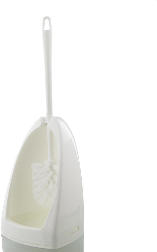 Tiger - toiletborstel met houder - wc borstel met houder - wit