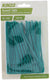 Kinzo plantbinders plant ties - plantenclips voor planten vastbinden - plantenbinder voor plantensteunen - tuinclips voor klimplanten clips - 100 stuks - ca. 13 cm - groen