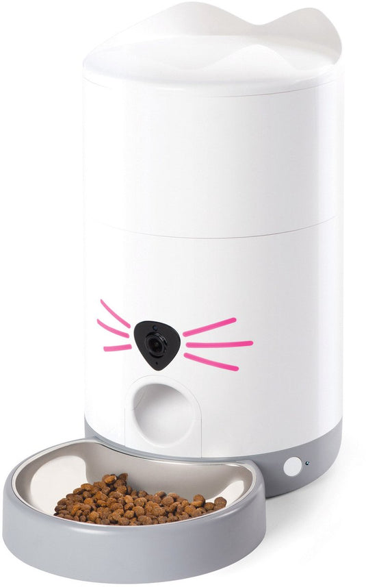 Catit automatische voerbak met camera - voerbak - 40 wit