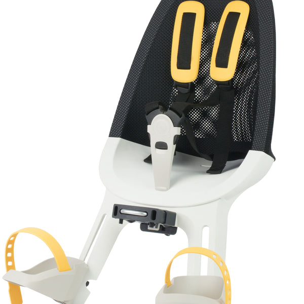 bicycle seat Air for junior mesh black/white/yellow