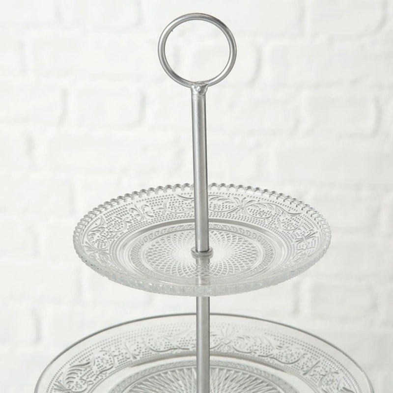 Load image into Gallery viewer, Boltze home etagere relief h35cm glas
