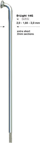 Sapim spaak d-light spoke d-loght sst db 2x1,65x258mm b