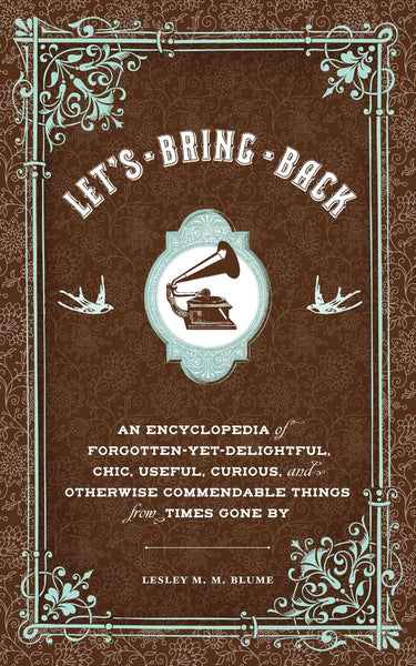 Let's bring back