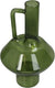 Hd collection vaas glas groen 12,7x12,7x21,5cm