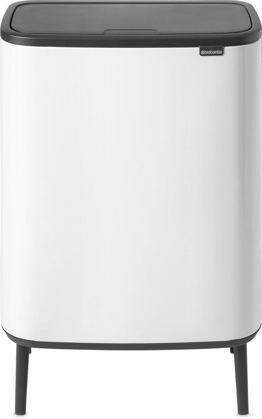 Brabantia bo touch bin hi prullenbak - 60 liter - 1 vak - white