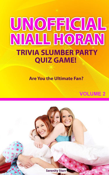 Ty unofficial niall horan trivia slumber par quiz game volume 2