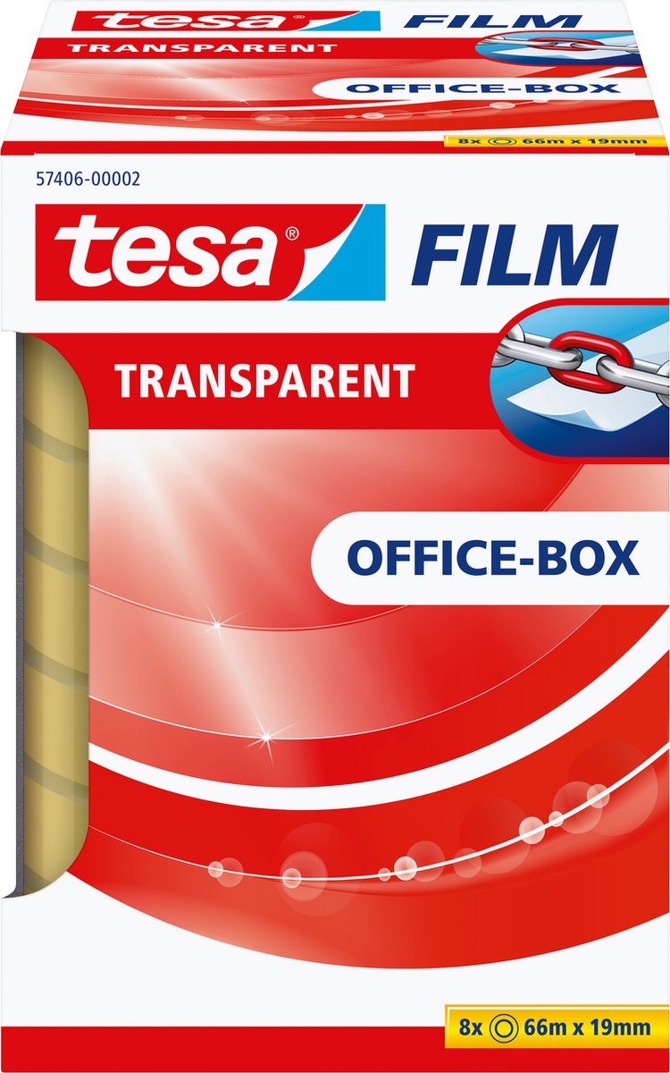 Load image into Gallery viewer, Tesa - film transparante e | ft 19 mm x 66 m | 8 rolletjes
