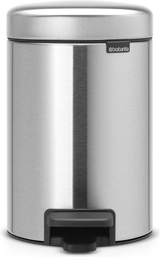 Brabantia newicon prullenbak - 3 liter - badkamer - matt steel