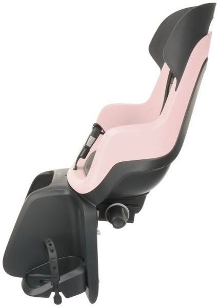 Bobike GO RS achterzitje met slaapstand.  kleur: cotton candy pink,  drager montage