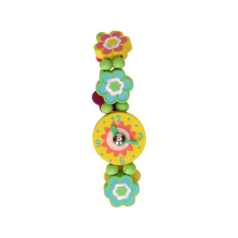 Load image into Gallery viewer, Horloge hout bloem
