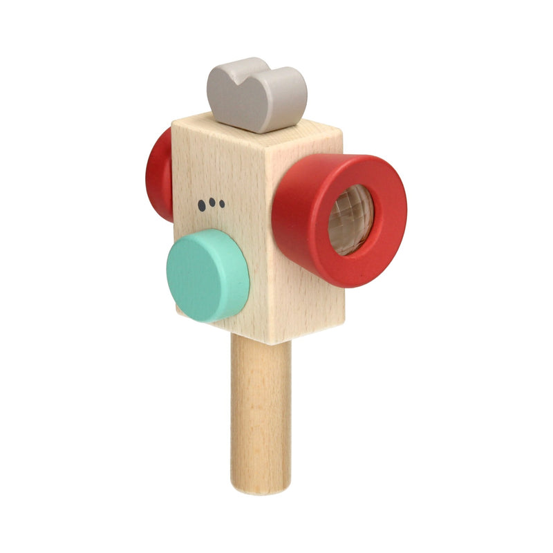 Load image into Gallery viewer, Houten videocamera - rood
