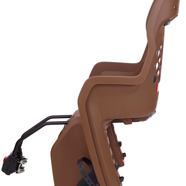 Child seat behind Polisport Joy - dark brown - frame attachment (FF)