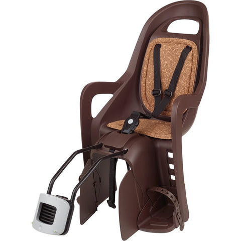 Child seat behind Polisport Groovy FF BIO - dark brown