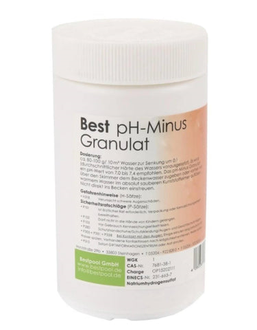 Bestpool ph-minus granulaat pot a 1,5kg