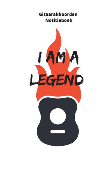 Gitaarakkoorden notitieboek - i am a legend