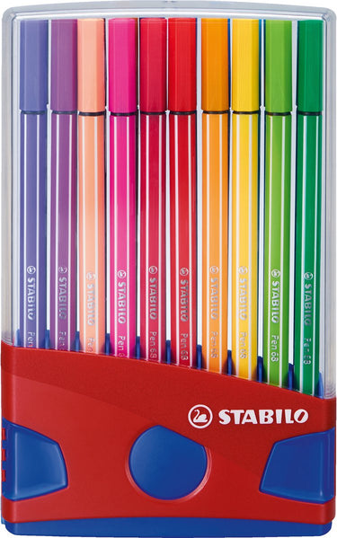 Stabilo viltstift pen 68 kleurenassortiment 20 stuks