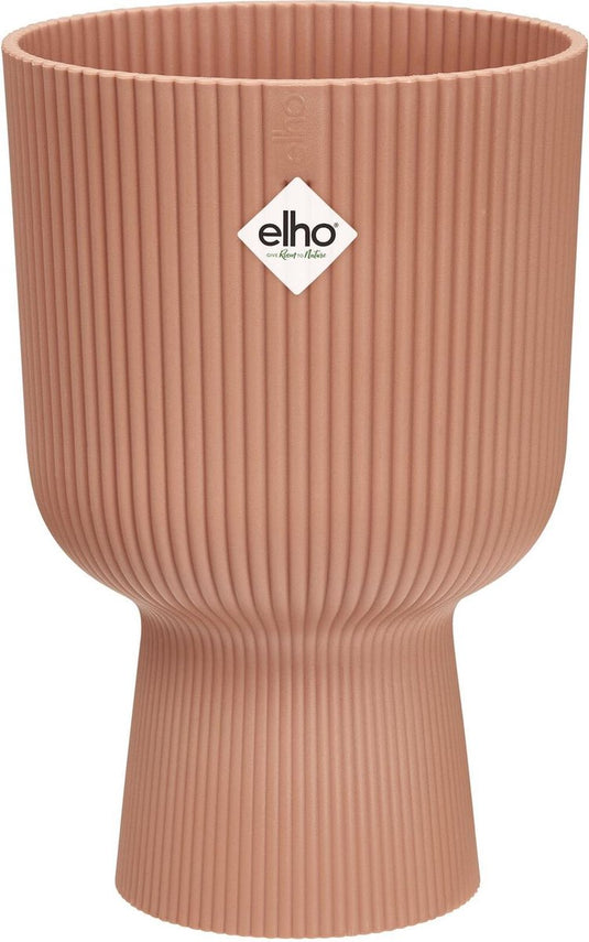 Elho vibes fold coupe 14 - bloempot voor binnen - 100% gerecycled plastic - ø 13.9 x h 21.0 cm - delicaat roze