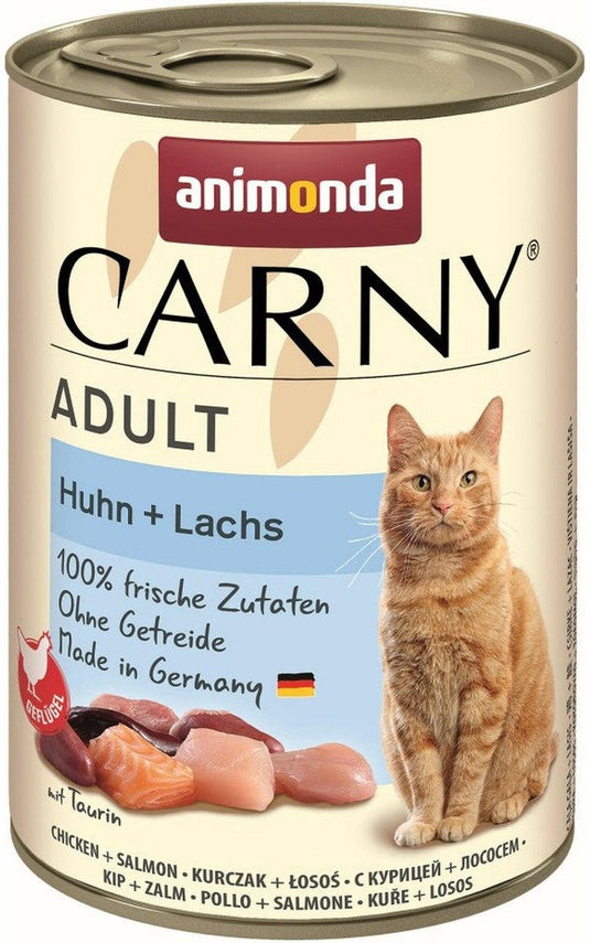 Animonda carny adult - natvoer kat - kip zalm - graanvrij - 1 x 400g