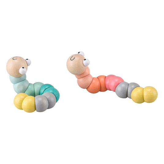 Houten wiebel worm