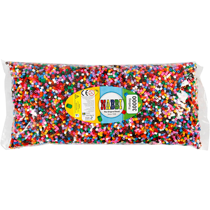Afbeelding laden in galerijviewer, Https: www.cchobby.nl strijkkralen-afm-5x5-mm-gatgrootte-2-5-mm-medium-standaardkleuren-30000-stuk-1-doos-752201
