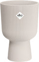 Elho vibes fold coupe 14 - bloempot voor binnen - 100% gerecycled plastic - ø 13.9 x h 21.0 cm - linen white