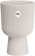 Elho vibes fold coupe 14 - bloempot voor binnen - 100% gerecycled plastic - ø 13.9 x h 21.0 cm - linen white