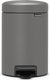 Brabantia newicon prullenbak - 3 liter - badkamer - mineral concrete grey