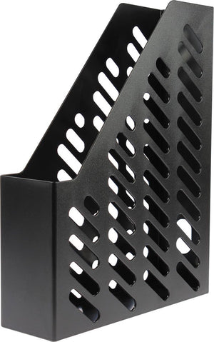Han tijdschriftencassette - klassik - afmetingen 76x248x320mm - zwart - formaat a4 c4 - ha-1601-13